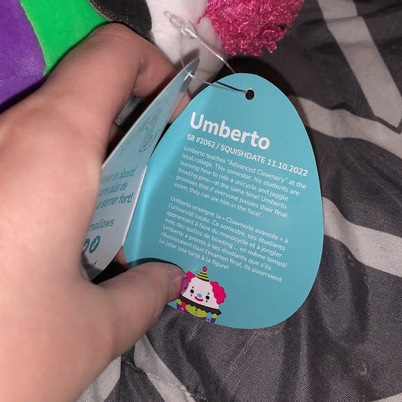 Umberto Clown Squishmallo - Picture 4 of 5